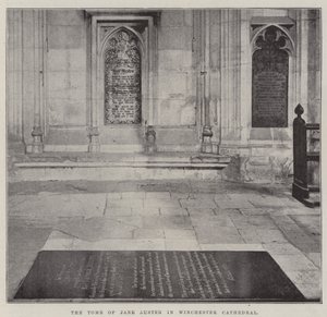 The Tomb of Jane Austen in Winchester Cathedral