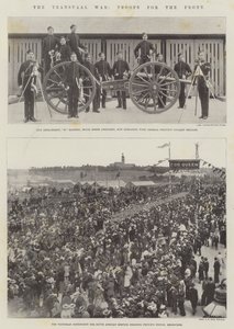 The Transvaal War, Troops for the Front by English Photographer