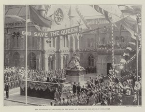 The Unveiling of the Statue of the Queen at Dundee by the Duke of Connaught by English Photographer
