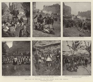 The War in the East, at the Front with the Greeks by English Photographer