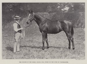 The Winner of the Derby, Flying Fox, Owned by the Duke of Westminster by English Photographer