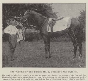 The Winner of the Derby, Mr J Gubbins
