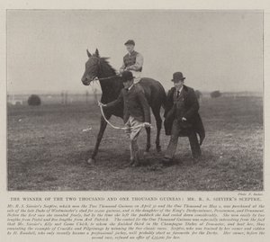 The Winner of the Two Thousand and One Thousand Guineas, Mr R S Sieviers Sceptre by English Photographer
