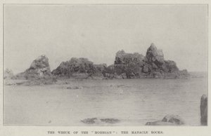 The Wreck of the Mohegan, the Manacle Rocks by English Photographer