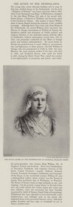 The Young Queen of the Netherlands in National Peasant Dress by English Photographer