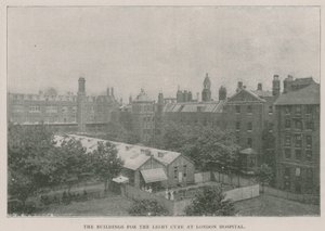 The buildings for the light cure at London Hospital