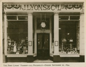 The first Lyons Teashop by English Photographer
