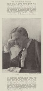 The Late Baron Pollock by English Photographer