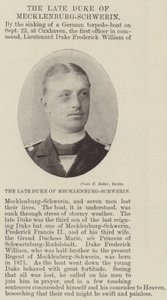 The Late Duke of Mecklenburg-Schwerin by English Photographer