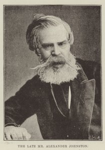 The Late Mr Alexander Johnston by English Photographer