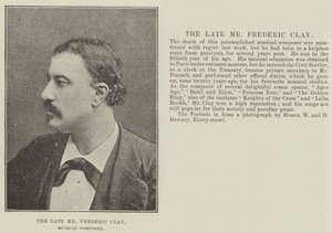 The Late Mr Frederic Clay, Musical Composer by English Photographer
