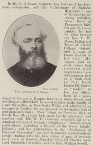 The Late Mr G C Boase by English Photographer