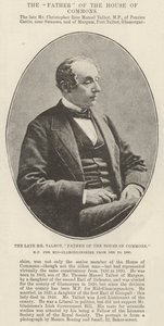 The late Mr Talbot, Father of the House of Commons, MP for Mid-Glamorganshire from 1830 to 1890 by English Photographer
