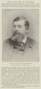 The Late Mr William Burgess, Pisciculturist and Naturalist by English Photographer