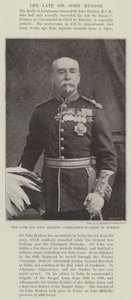 The late Sir John Hudson, Commander-in-Chief in Bombay by English Photographer
