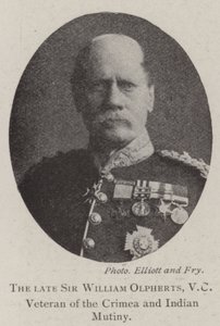 The Late Sir William Olpherts, VC, Veteran of the Crimea and Indian Mutiny by English Photographer