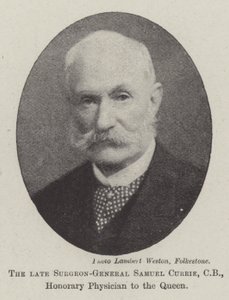 Surgeon-General Samuel Currie, CB, Honorary Physician to the Queen by English Photographer