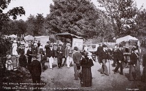 The Stalls on Hampstead Heath by English Photographer
