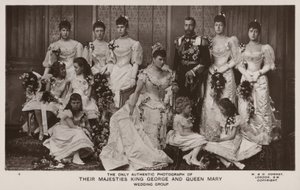 The wedding of Prince George, Duke of York, and Princess Mary of Teck by English Photographer
