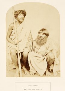 Toda Men, Neelgerry Hills, from The People of India, by J. Forbes Watson, published 1868 by English Photographer