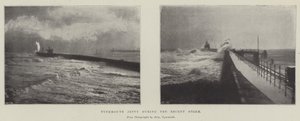 Tynemouth Jetty during the Storm