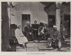 Types of Softas, Mohammedan Students by English Photographer