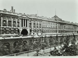 Victoria Embankment, Westminster: Somerset House, elevation to Victoria Embankment, 1896