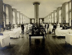 Victoria Ward at St. Thomas Hospital, London, c.1900 by English Photographer