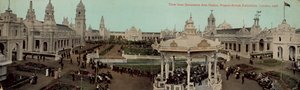 View from Decorative Arts Palace, Franco-British Exhibition, London, 1908 by English Photographer