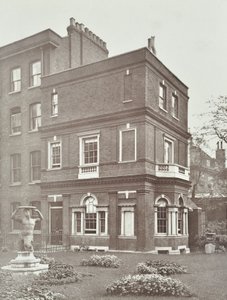 View of Clements Inn Garden House, 1885