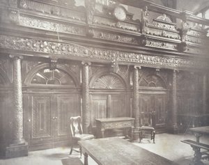 View of Grays Inn Hall, London, 1885