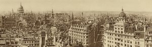 View of London from the Summit of the Monument by English Photographer