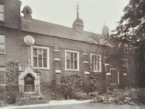 View of Staple Inn, London, 1885