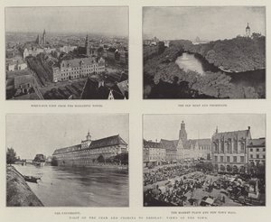 Visit of the Czar and Czarina to Breslau, Views of the Town by English Photographer