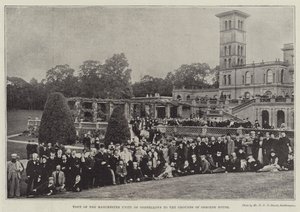 Visit of the Manchester Unity of Oddfellows to the Grounds of Osborne House by English Photographer