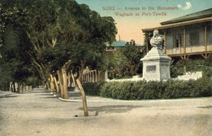 Wagham Monument, Port Taufiq, Suez by English Photographer