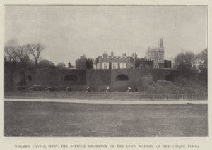Walmer Castle, Kent, the Official Residence of the Lord Warden of the Cinque Ports by English Photographer