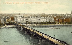 Waterloo Bridge and Somerset House by English Photographer