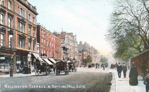 Wellington Terrace and Notting Hill Gate by English Photographer
