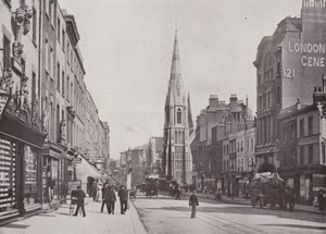 Westminster Bridge Road, with Christ Church by English Photographer