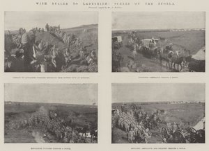 With Buller to Ladysmith, Scenes on the Tugela by English Photographer