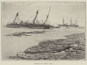 Wreck of HMS Lily by English Photographer