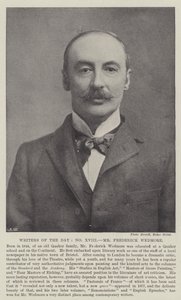 Writers of the Day, Mr Frederick Wedmore by English Photographer