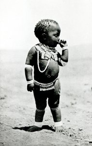 Zulu Girl Sucking First Finger by English Photographer