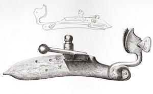 17th Century Matchlock by English School