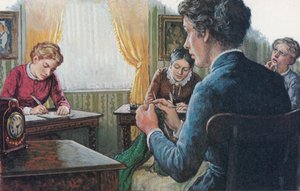 1873, Three Students from Newly-Established Girton College Sit Their Final Degree Examinations by English School