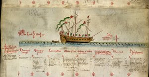 The Harte, with details of her crew and armament, from 