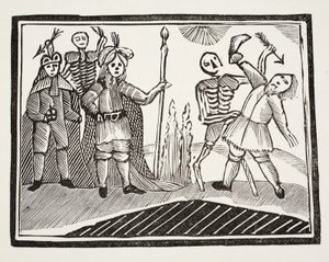 A Dialogue Between a Blind Man and Death by English School