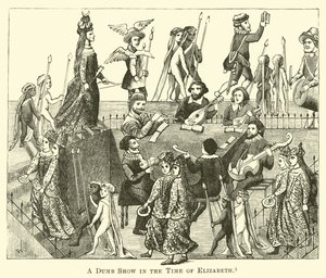 A Dumb Show in the Time of Elizabeth by English School