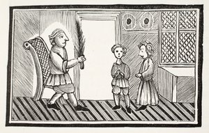 A Father and His Sons by English School
